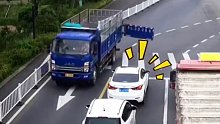 货车“碰瓷”民警车辆，上演最快出警！