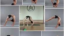 @小榮看瑜伽，瑜伽做的好，老公回家早，男人最愛的完美身材， 女神讓我們一起動(dòng)起來 (5)