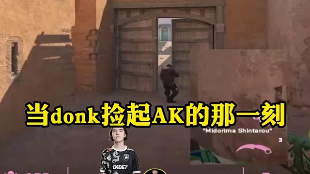 donk撿到AK游戲宣告結(jié)束#csgo #cs2 #馬西西 #donk