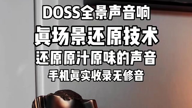 未來之聲DOSS磨磚MAX全景聲音響
