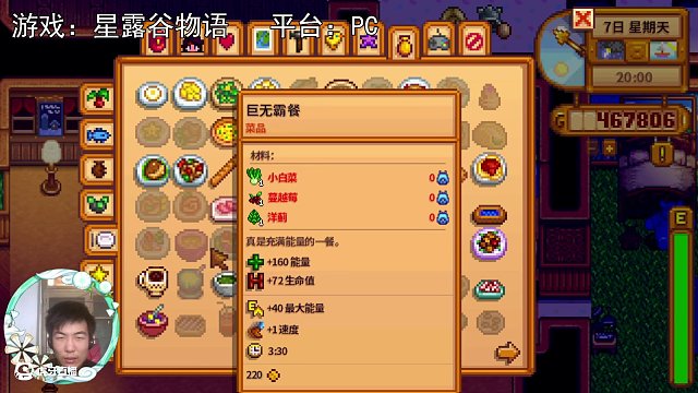 【星露谷物語】做了幾天的菜，還差一半呢！