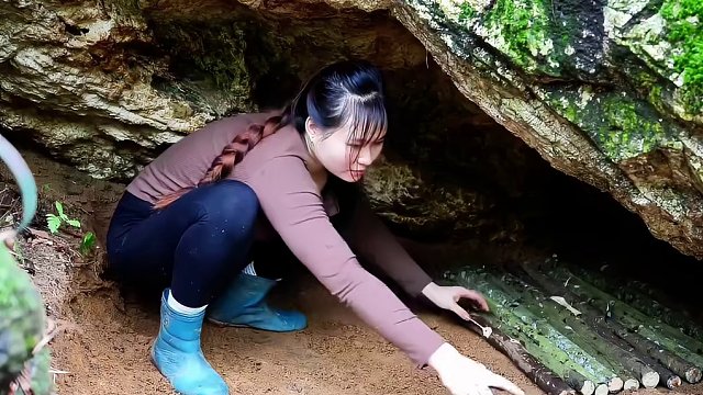 搭建隱蔽庇護所，從而躲避野獸襲擊