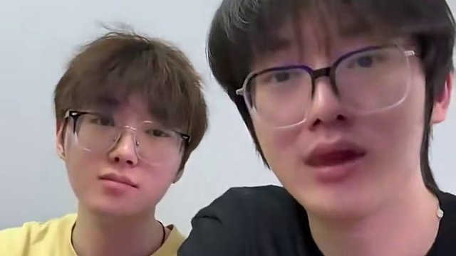 Smoggy發(fā)布和zjc的換臉視頻：我覺得還是很容易分辨出來的