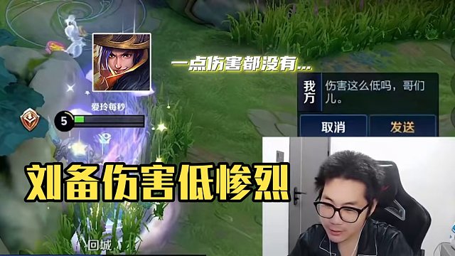 劉備傷害這么低啊 #小予神