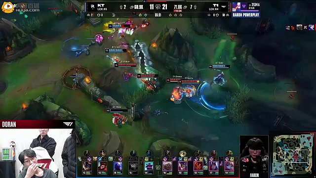11.11 T1.Doran直播名場面