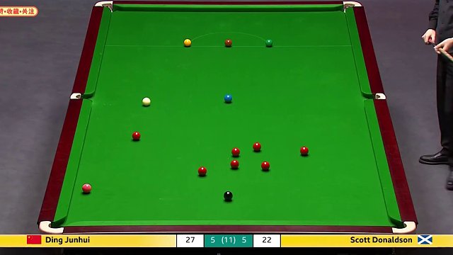 丁俊暉6-5唐納森，決勝局力抗重壓破百，霸氣晉級英錦賽8強！