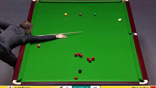 2025斯諾克英錦賽！8進4，丁俊暉VS特魯姆普，第5局中