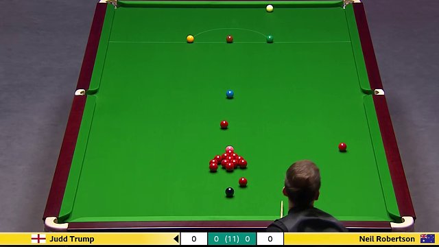 2025斯諾克英錦賽半決賽！特魯姆普VS羅伯遜，第一局上！