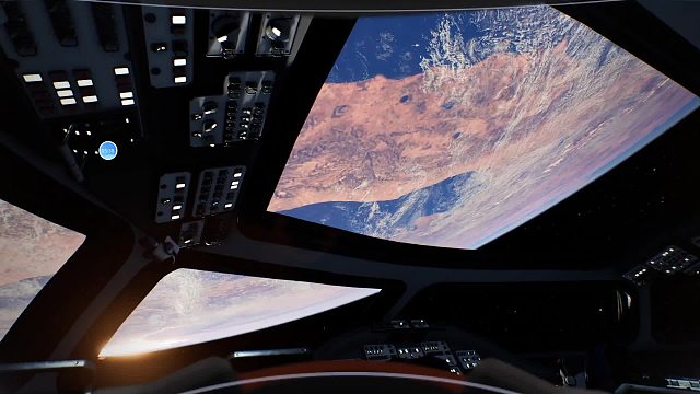 《星空》進(jìn)入太空片段