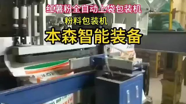 紅薯粉全自動(dòng)上袋包裝機(jī)  全自動(dòng)粉末包裝機(jī)