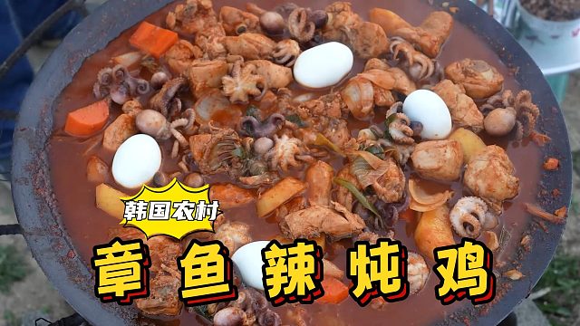 媽媽自制章魚辣燉雞，家常做法簡單易學，調(diào)味出鍋后色香味俱全！