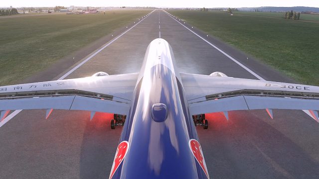 南航空客A350北京飛伊爾庫茲克：巡航到降落