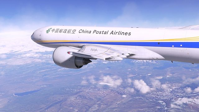 郵政波音777貨機降落埃爾卡拉法特機場