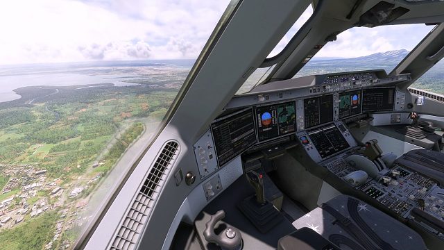 空客A350-1000降落皮特爾國際機場