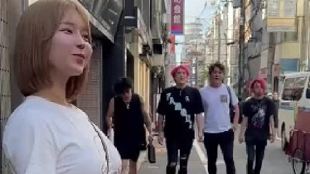 日本街頭被搭訕