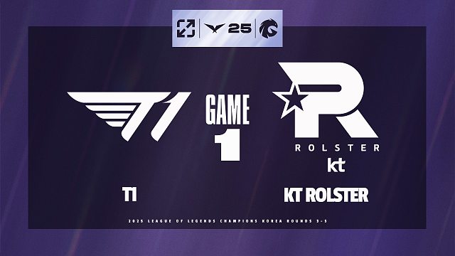 [LCK]【T1 vs KT】第一局速看丨2025LCK第四輪丨20250813