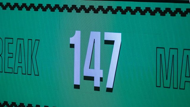 奧沙利文狂轟147滿分桿！