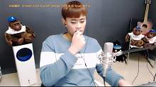 說唱之神rap祥龍虎牙直播連麥贏城小音聆聽歌曲，龍哥入迷了！