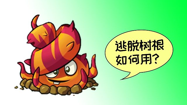 植物大战僵尸2：如何用逃脱树根，能发啥技能？