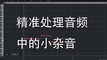 精准处理音频中的小杂音