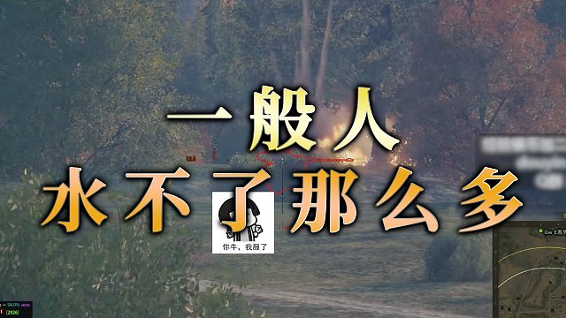 【童灿】坦克世界：一般人水不了那么多炮