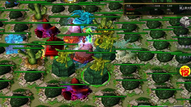 夜神 宝石TD迷宫完美击杀最终BOSS 地狱难度  魔兽争霸经典老图