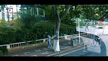 南京工业大学象山线实录2：梧桐树荫遮挡夏日的阳光