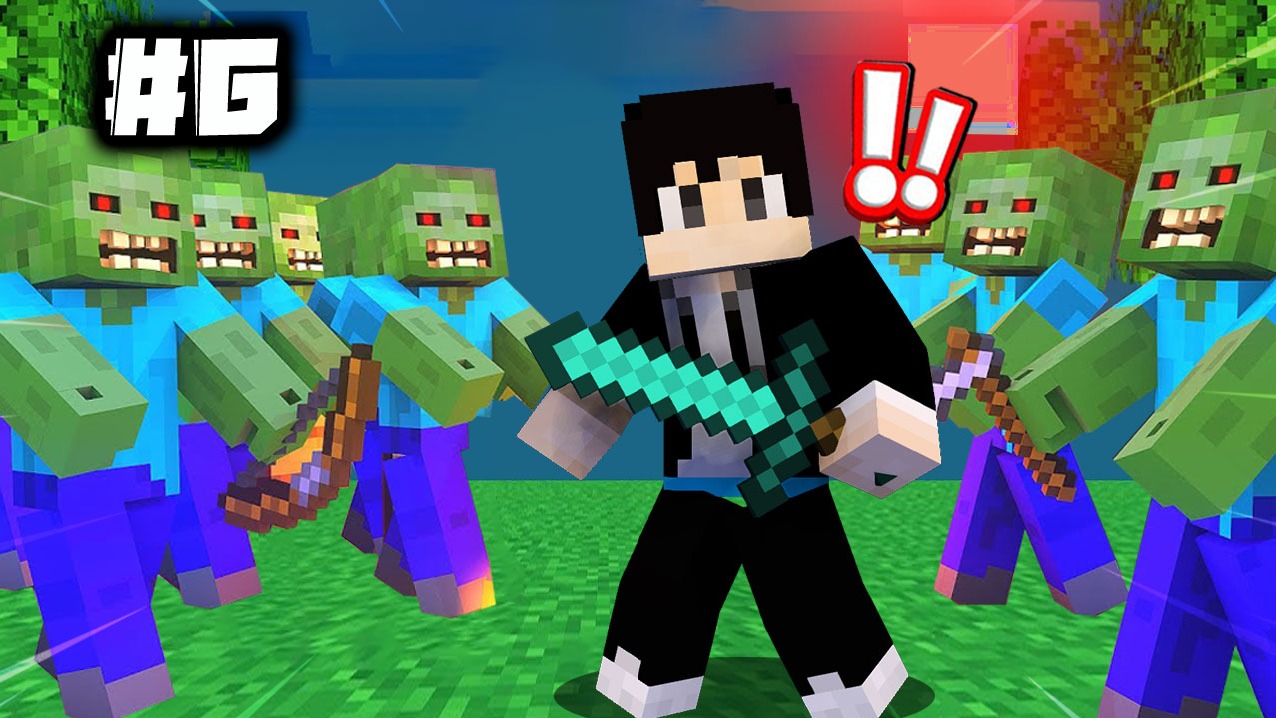 【木鱼】我的世界：第十六天的夜晚，遭遇血月来临，木鱼被数百只丧丝围堵！