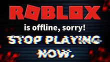 Roblox went offline and gave us a really creepy me