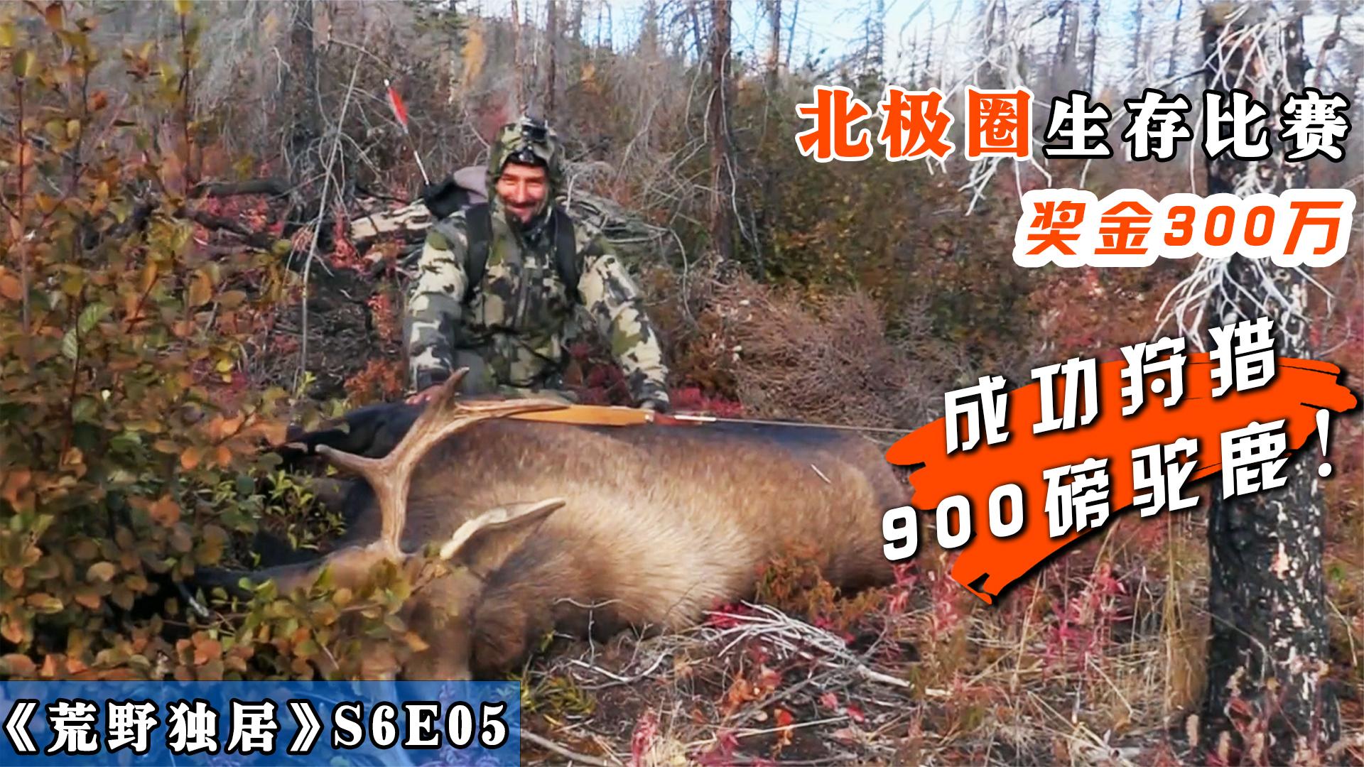 《荒野独居》S6E05：北极圈生存比赛，大佬成功干翻一头驼鹿