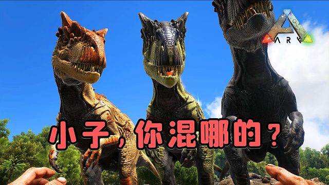 方舟生存进化：异特龙！看见它们我都躲得远远的！