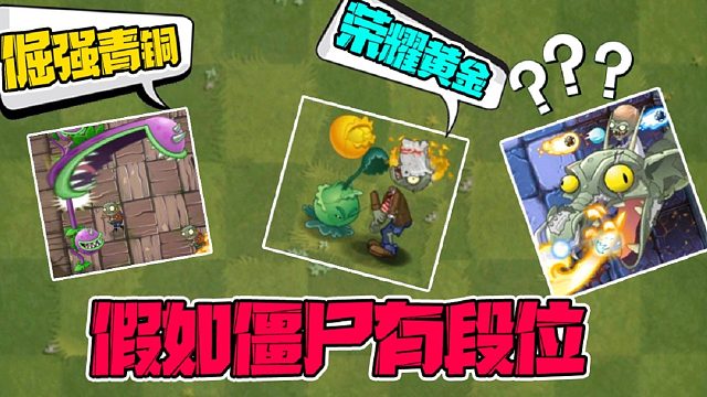 植物大戰(zhàn)僵尸：假如僵尸有段位！毫無疑問，他是王者！
