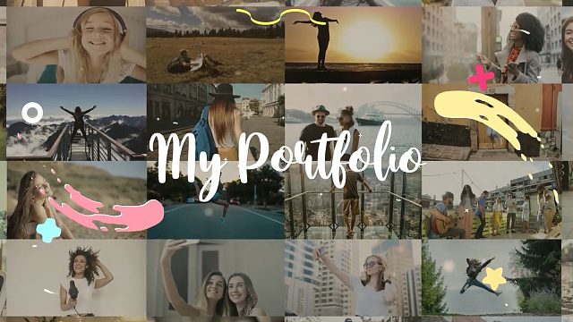 fcpx插件 4K旅拍博主Vlog推广图文相册模板 Portfolio Slideshow