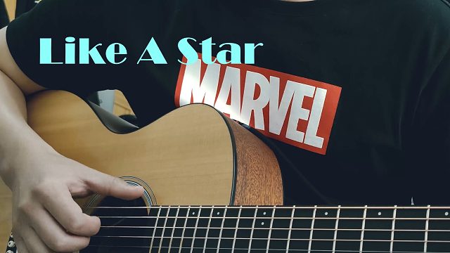 【吉他指弹】like a star — Cover 金英素