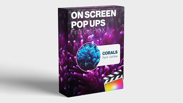 fcpx插件 15组屏幕弹出窗口画中画标题预设 On Screen Pop Ups