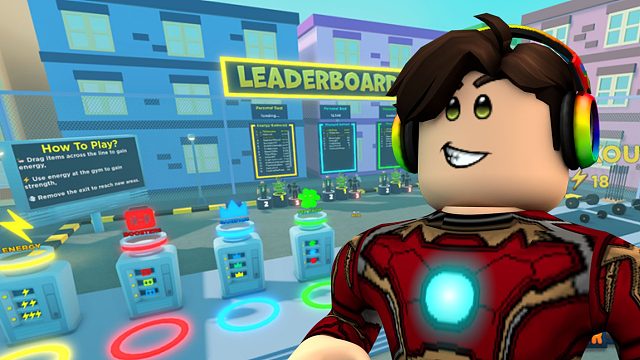 ROBLOX健身模拟器！挑战从一个骨瘦如柴的人变成肌肉达人