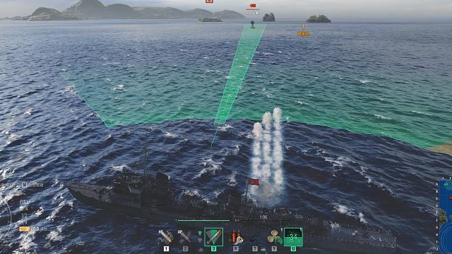 智玩酱：当驱逐舰被战列舰近身，直接放出2波鱼雷，看看效果