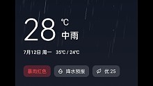 暴雨来了
