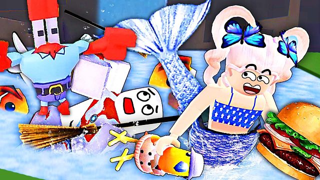 八爪鱼进化 我吃了蟹老板的蟹黄堡后凭空长出美人鱼尾巴 小熙解说