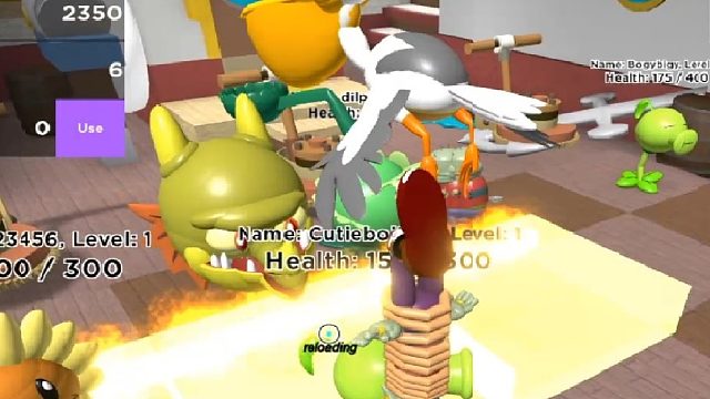 ROBLOX 虚拟世界 游戏 植物大战僵尸模拟器337 愤怒的火龙草