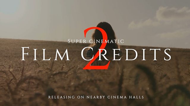 fcpx插件 30组电影预告片头标题演职人员字幕模板 Film Credits V2