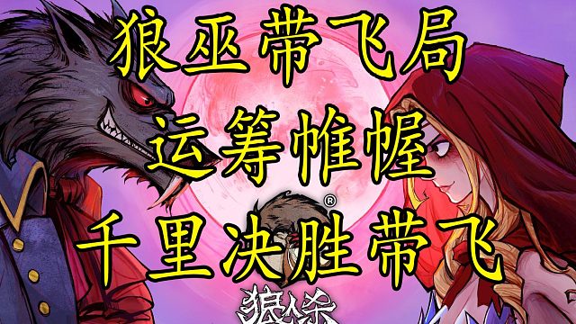 【狼人杀】标准的狼巫教学局，如何抗推猎人