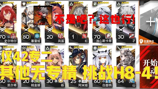 【超低练H8-4】懂不懂62级毕业全方舟的含金量啊？