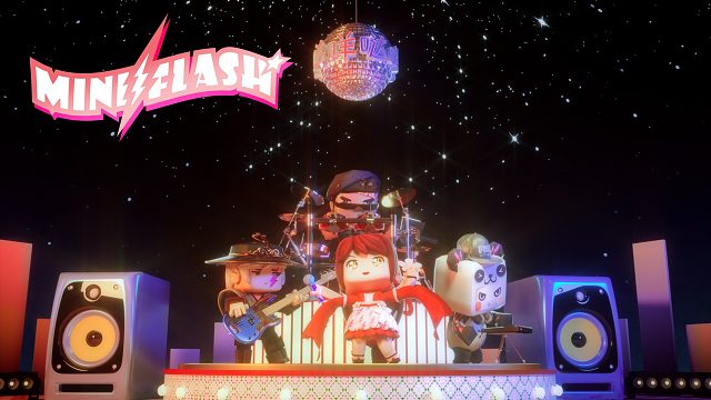 迷你世界花小楼：我的乐队Miniflash首次登台，献唱达咩之歌！