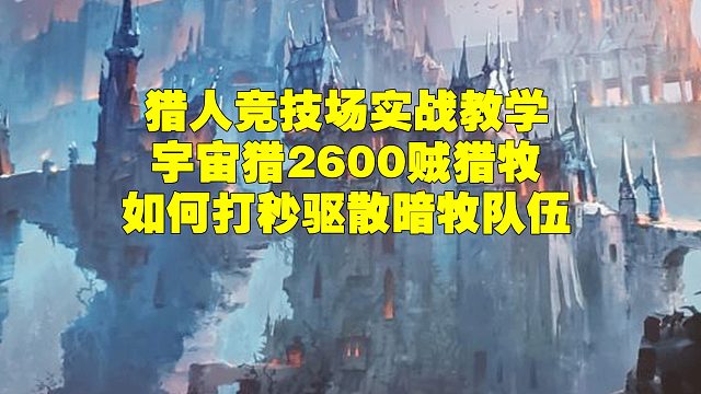 魔兽世界9.1 2600 贼猎牧 VS 暗牧队伍 实战教学