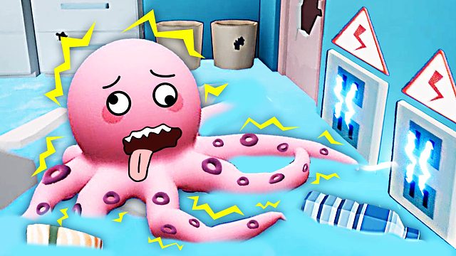 巨型章鱼哥 我把叉子戳进插座里打开了进入天堂的大门 小熙解说