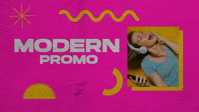 fcpx插件 个性活泼促销推广图文展示片头模板 New Modern Promo