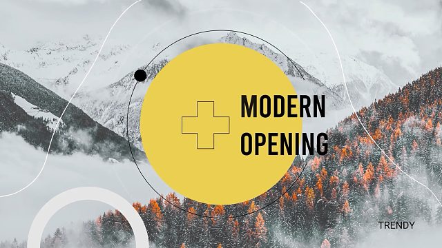 fcpx插件 简约清新图文展示片头模板 支持M1 Modern Opener