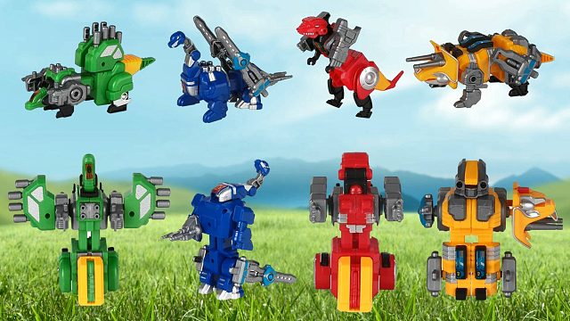 机械战队之恐龙颜色早教