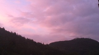 這個(gè)是我家早上6點(diǎn)多的天空，好夢幻??！